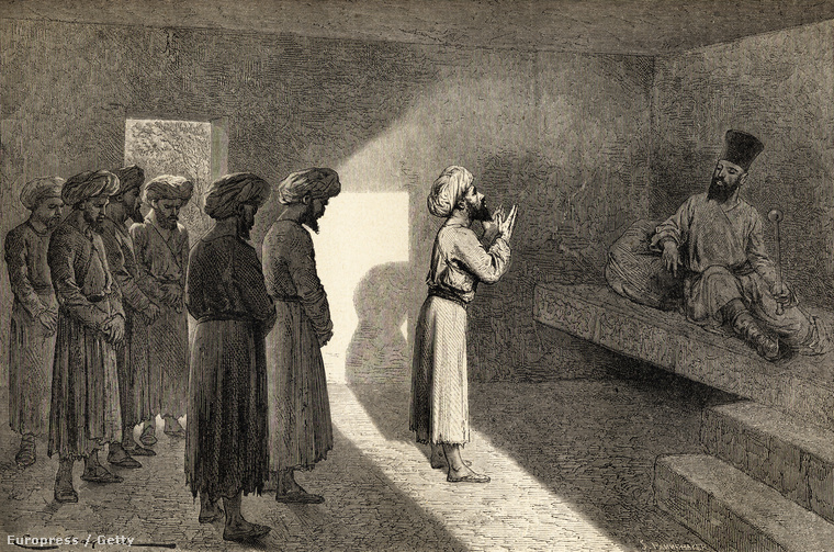 Vámbéry Ármin audencián Szajjid Mohammed hivai Kánnál 1863-ban a mai Üzbegisztán területén