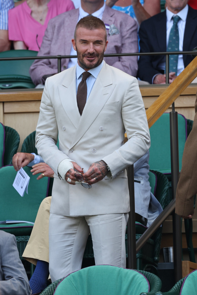 David Beckham a királyi páholyban tűnt fel a wimbledoni teniszbajnokságon