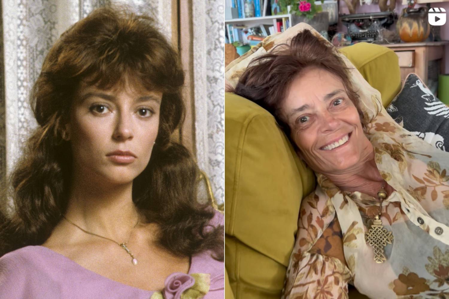 Rachel Ward régen és most. Idén szeptemberben lesz 68 éves a színésznő.