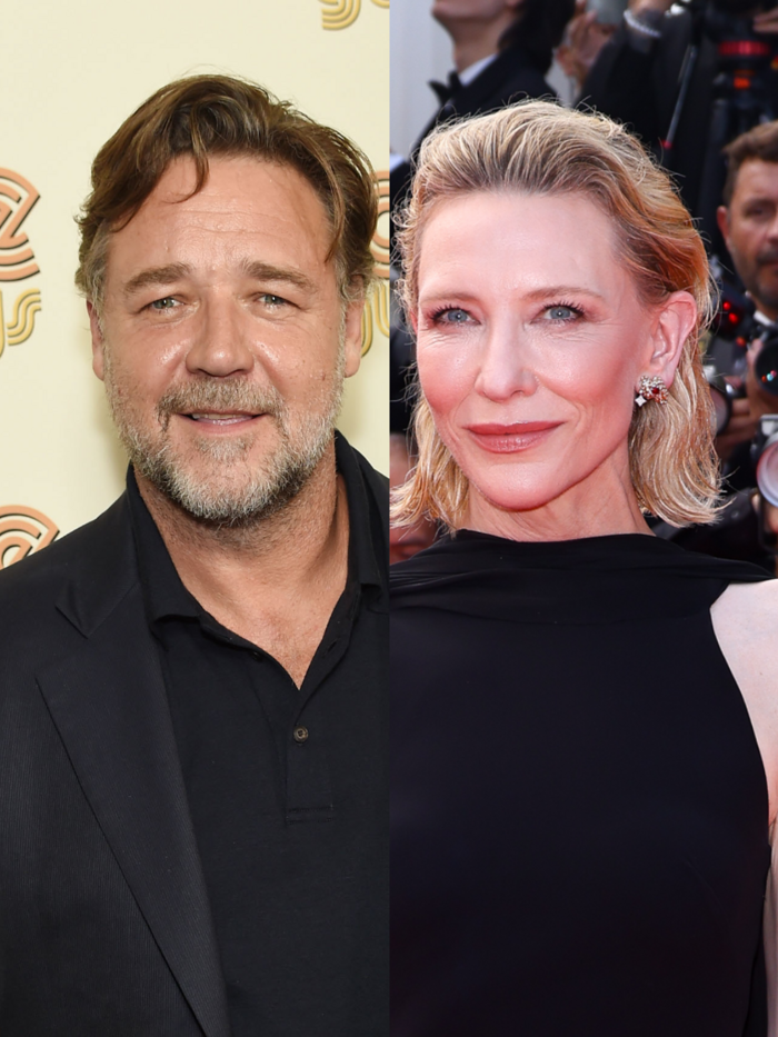 Russel Crowe-t szőke szépséggel látták, Cate Blanchett itt cameózott