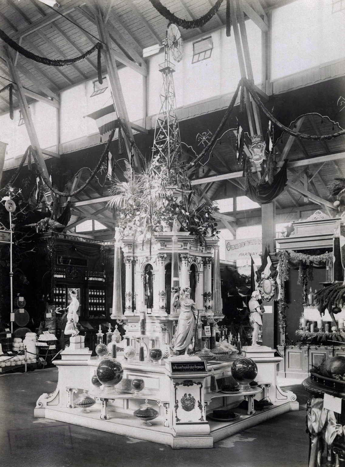 Freystädtler Jenő lovag mezőgazdasági kiállítása a millenniumi kiállításon (1896 körül)