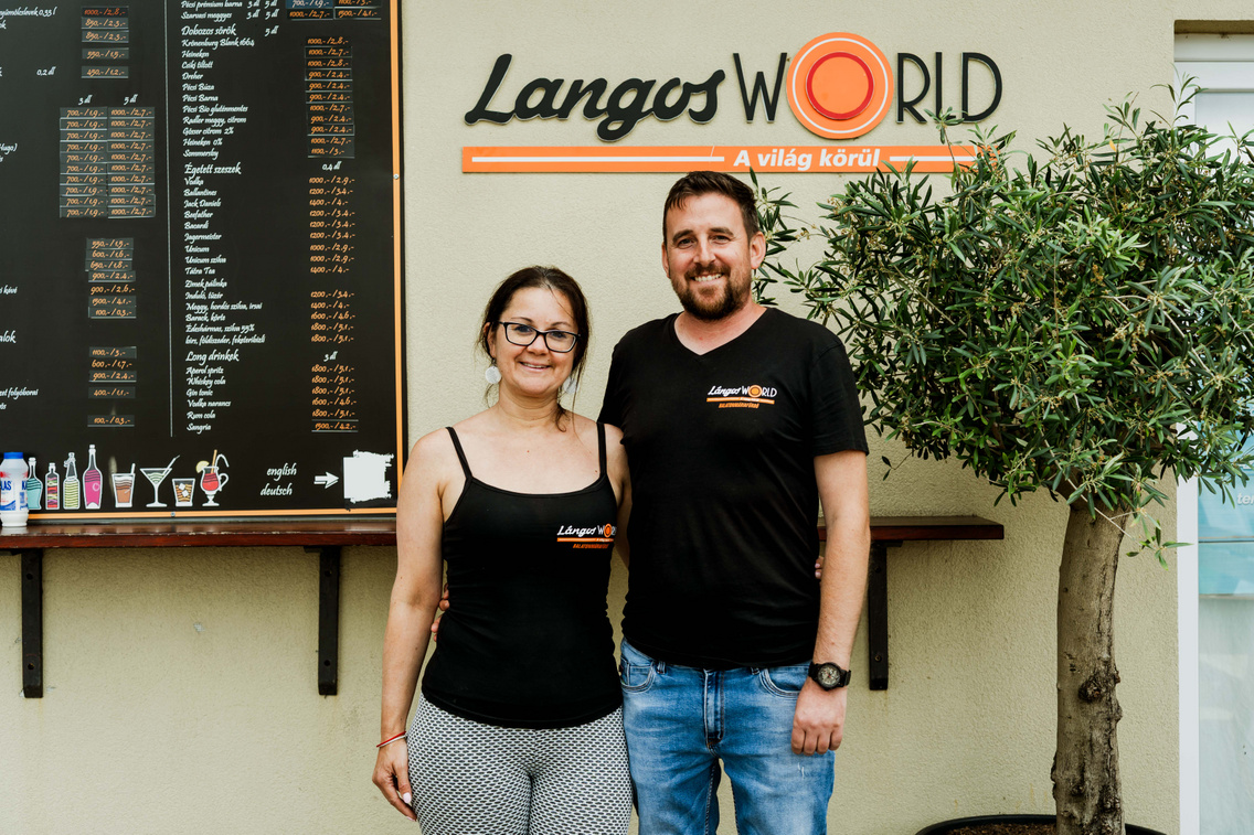 Zombori Balázs és felesége, Zomboriné Wilhelm Anita