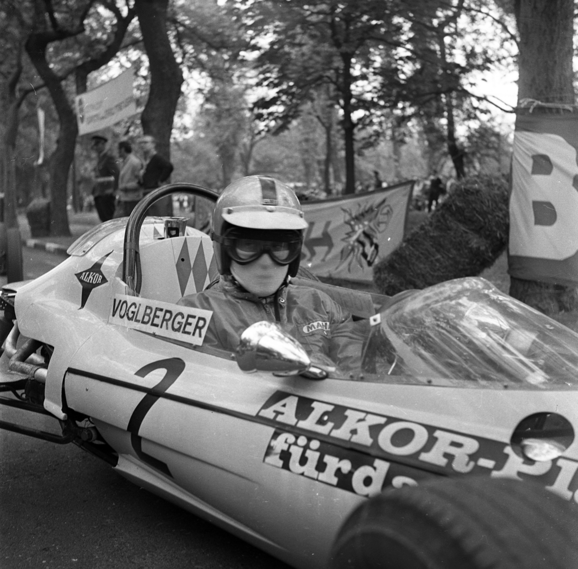 Formula Vee futam 1969. május 11-én, a később futamgyőztes német Alfred Voglberger