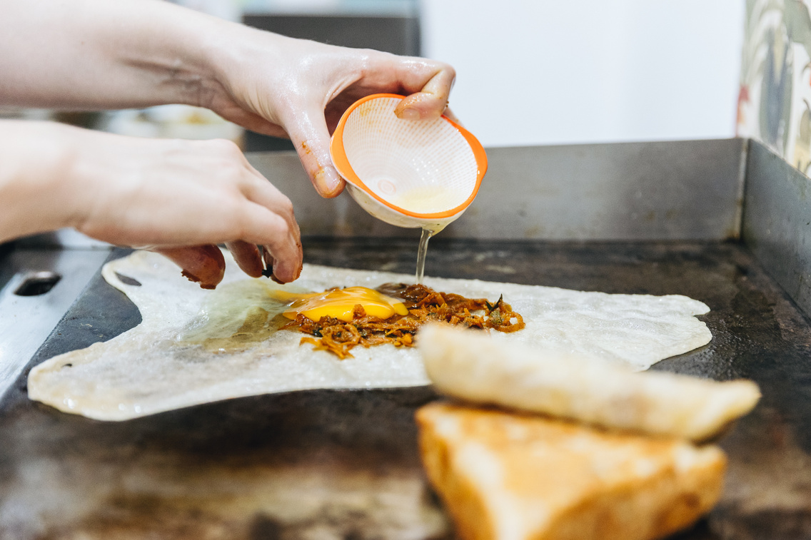 A tojás tökéletesen beépül a zöldséges mixbe