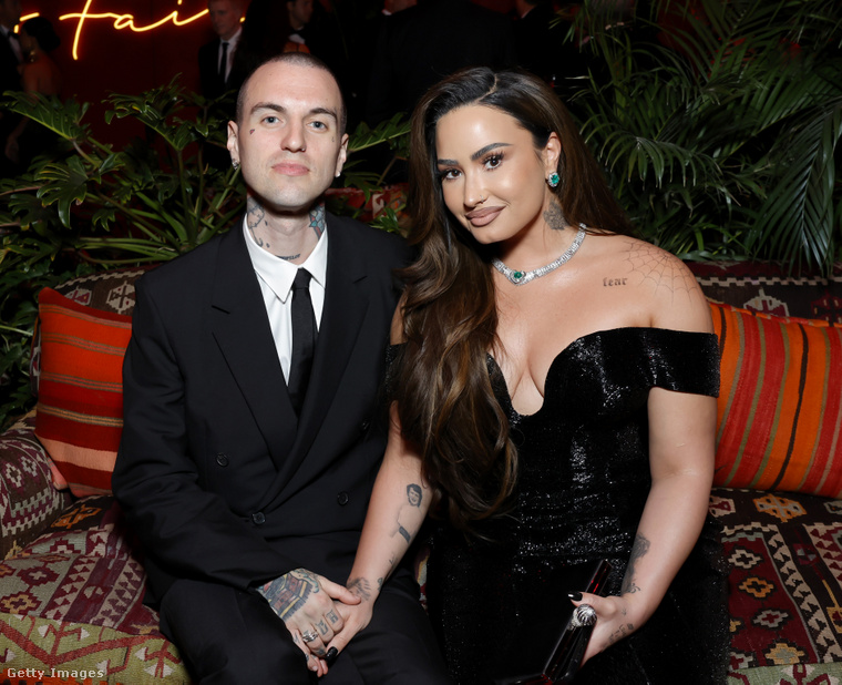 Jutes és Demi Lovato (Fotó: Stefanie Keenan/VF24 / Getty Images Hungary)