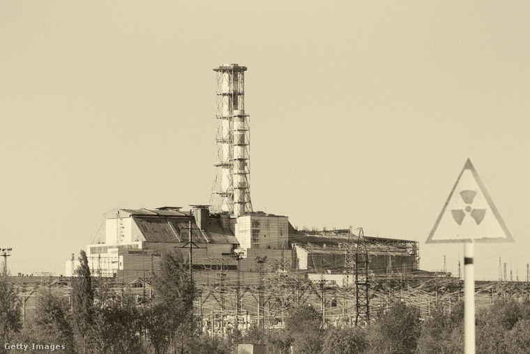 A Csernobili Atomerőmű a baleset előtt. (Fotó: MediaProduction / Getty Images Hungary)