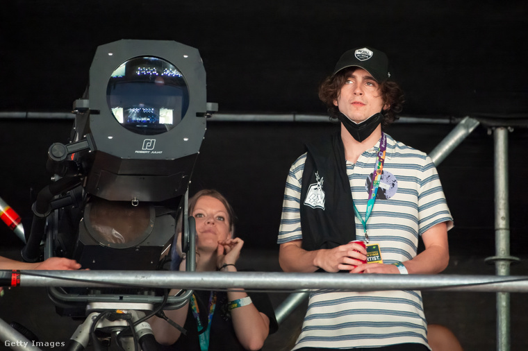 Timothée Chalamet a Szigeten 2022-ben. (Fotó: Getty Images)
