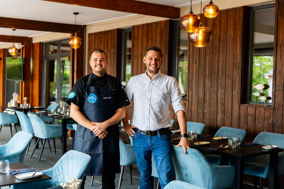 Berki Zsolt séf és Balla György tulajdonos