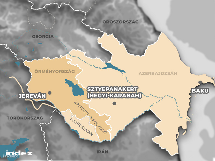 azerbajdzsan terkep
