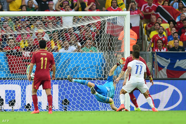 Chile 2-0-ra verte a spanyolokat a csoportban