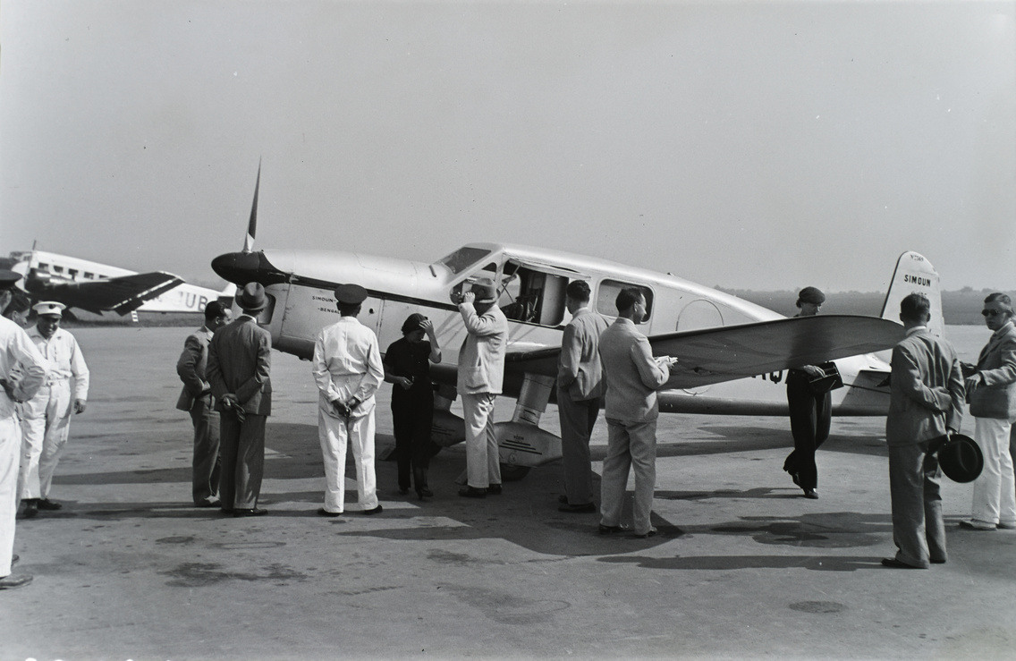 Francia Caudron Simoun típusú, 4 üléses, 130 LE-s Renault motorral készült túrarepülőgép