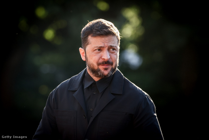 Volodimir Zelenszkij ukrán elnök Hágában, Hollandiában 2025. június 24-én