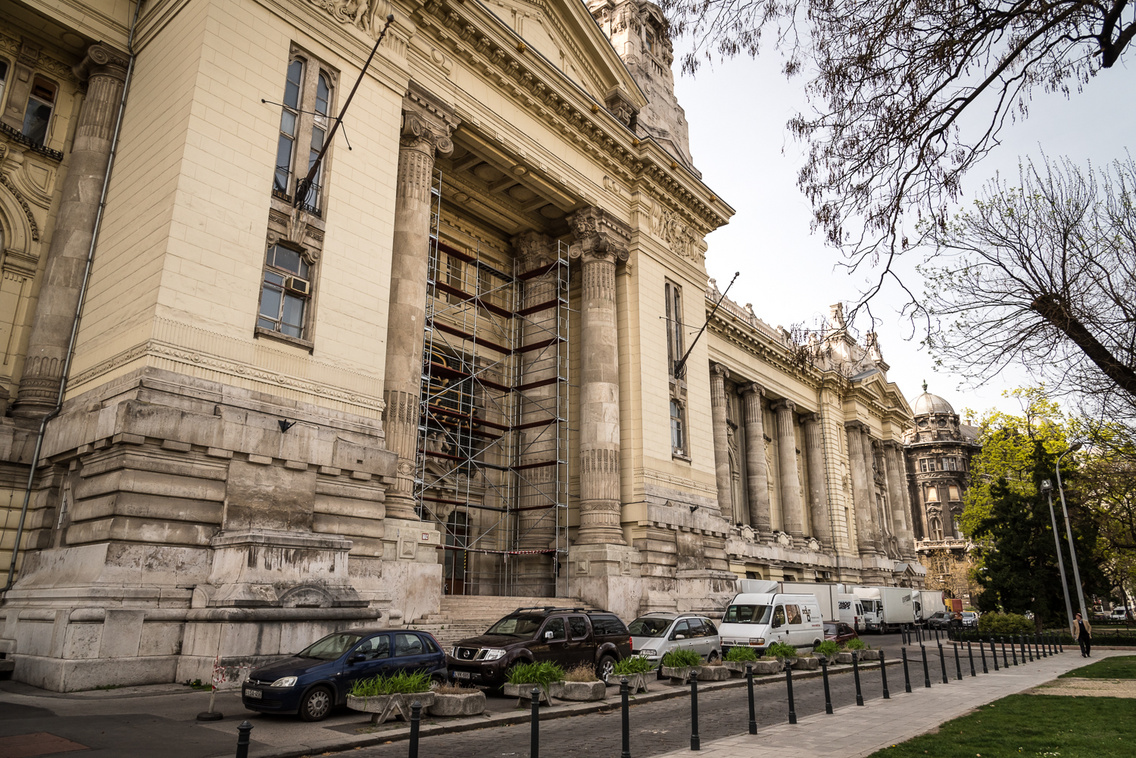 Az egykori Tőzsdepalota, a Magyar Televízió későbbi székháza