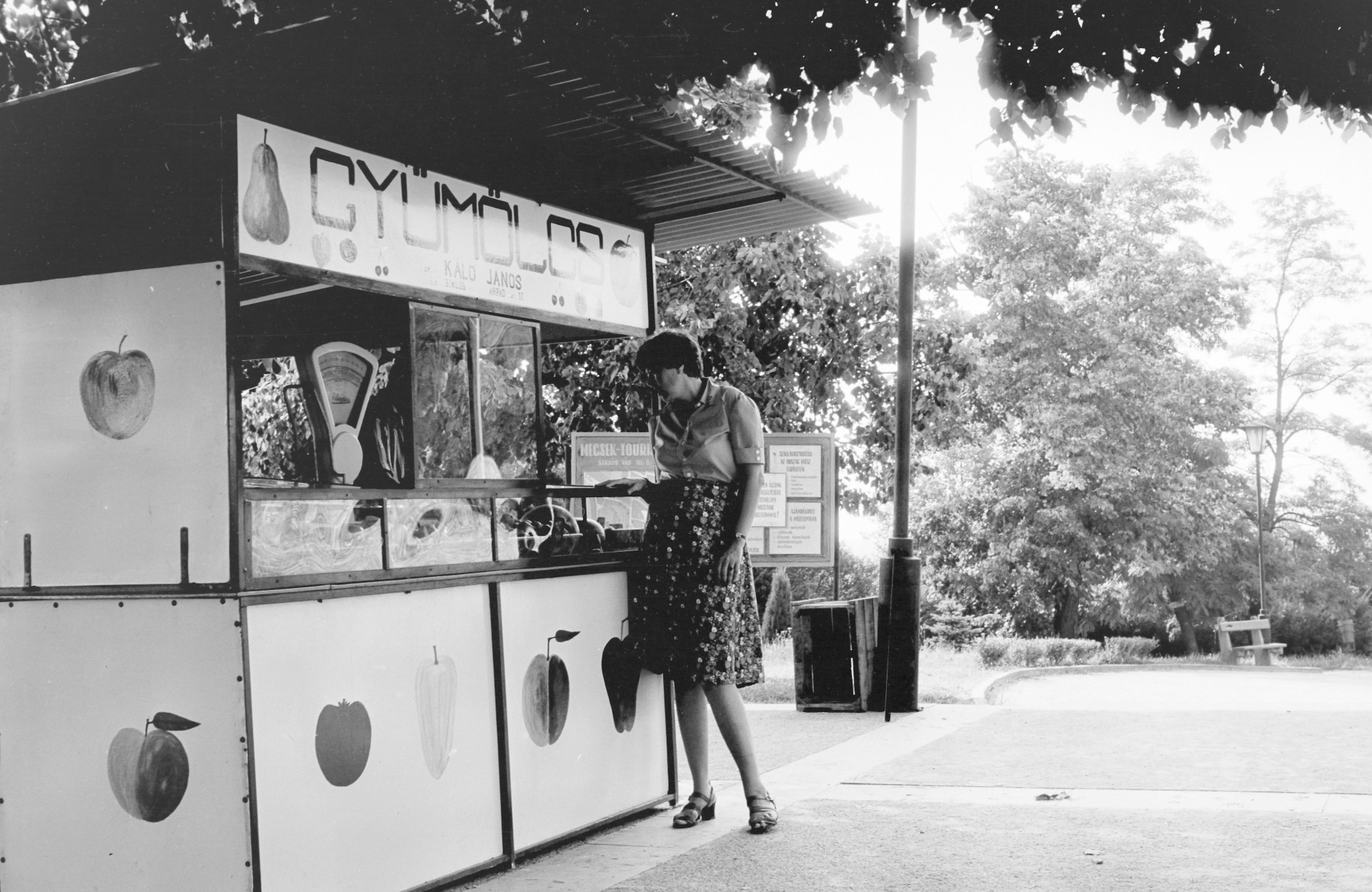 Ötletes gyümölcsöspavilon