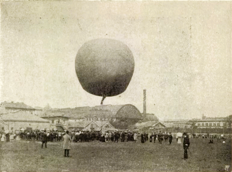 Léghajó-üldözéses verseny, Vasárnapi Újság, 1904