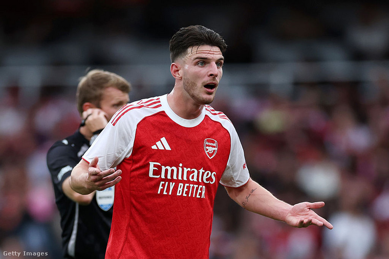 Declan Rice – Arsenal&nbsp;Az angol válogatott csapatkapitány igazi vezérként uralta a középpályát Londonban.