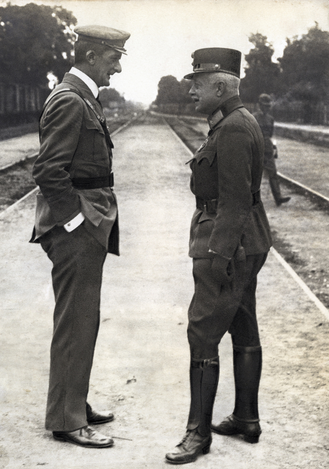 Horthy Miklós, a Nemzeti Hadsereg főparancsnoka és Soós Károly altábornagy, a Nemzeti Hadsereg vezérkari főnöke 1919-ben