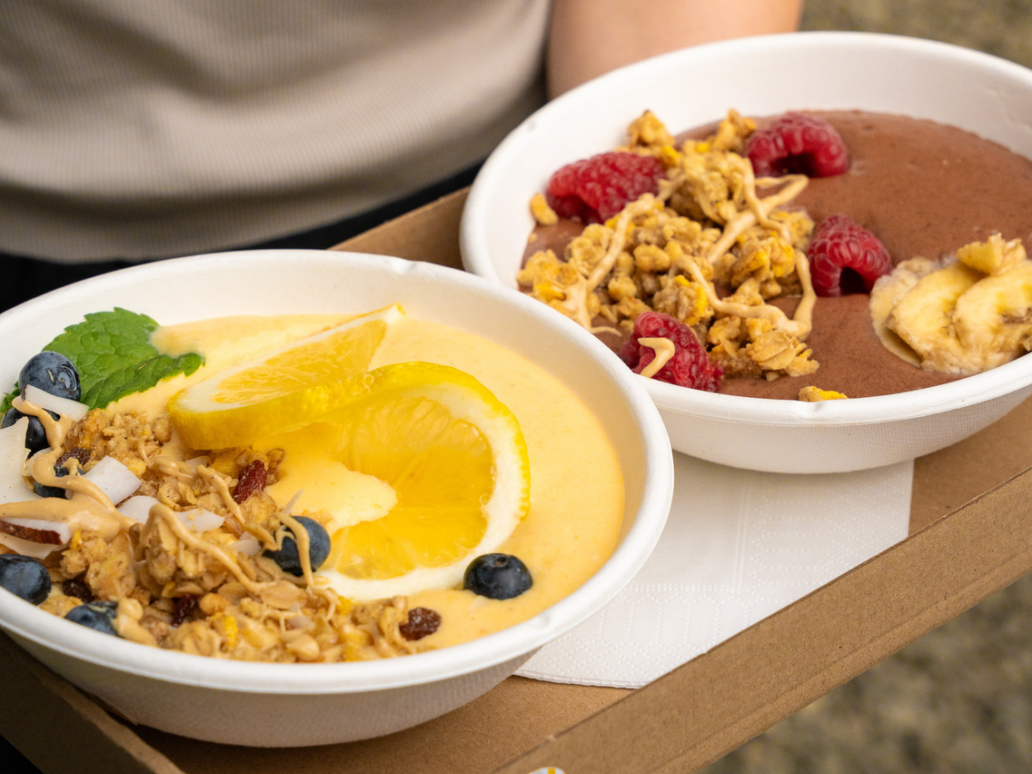 NiceCream csokis bowl és Lemon FiberShake bowl