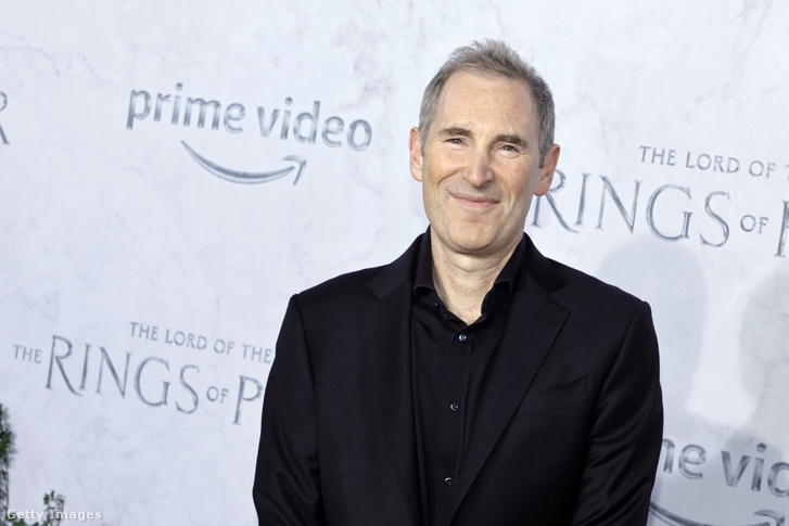 Andy Jassy, a Gyűrűk Ura: A hatalom gyűrűi sorozat 2022-es premierjén
