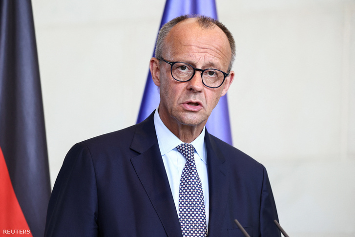 Friedrich Merz Berlinben, Németországban 2025. augusztus 13-án