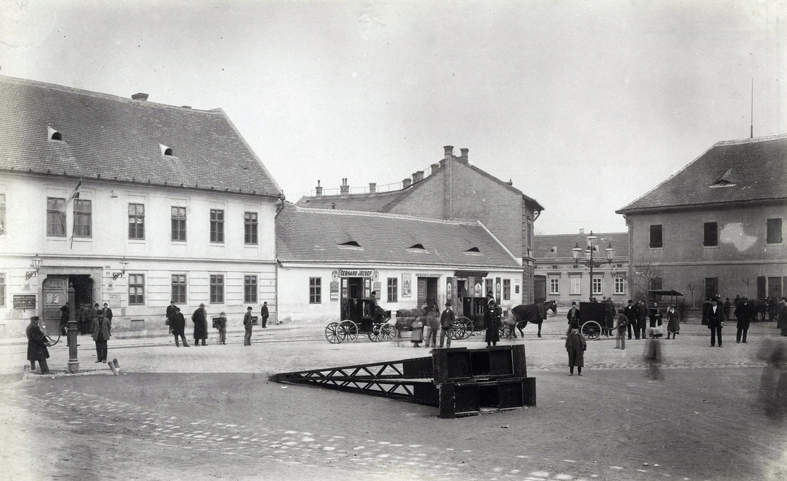 Az óbudai Fő tér az 1890-es évtizedben