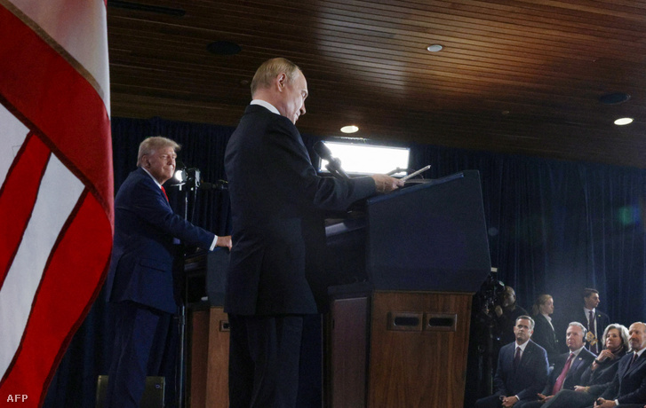 Donald Trump és Vlagyimir Putyin 2025. augusztus 15-én