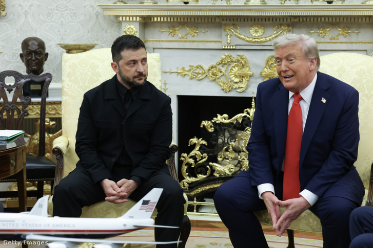 Volodimir Zelenszkij és Donald Trump 2025. augusztus 18-án