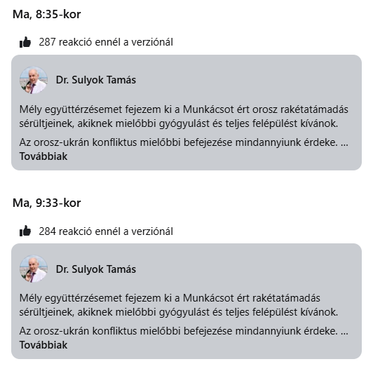 A poszt módosítási előzményei