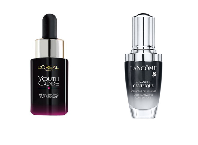 Íme a L'Oréal két humbug terméke: a Lancome Génifique és a Youth Code.