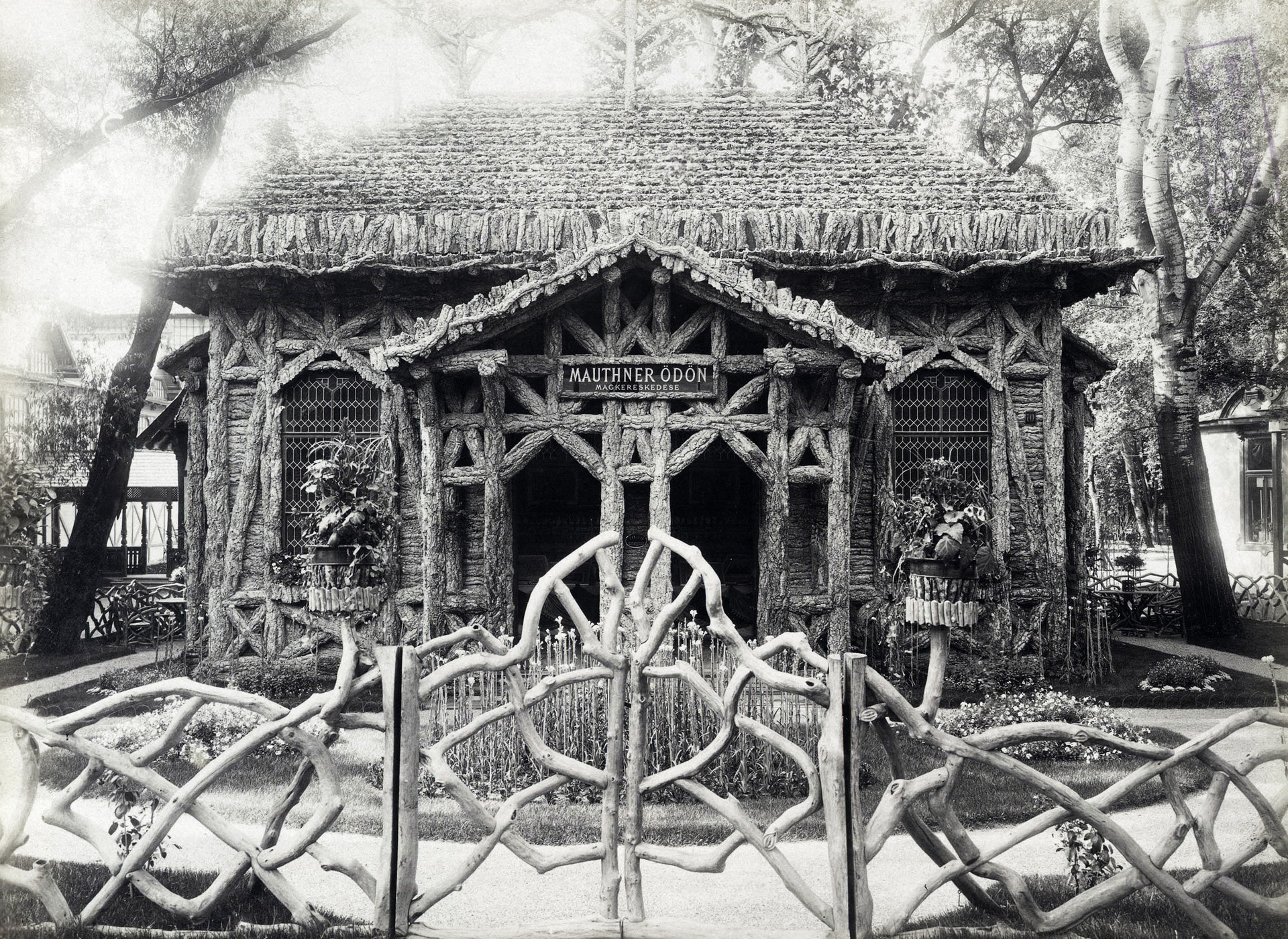 A Mauthner-féle pavilon a millenniumi kiállításon