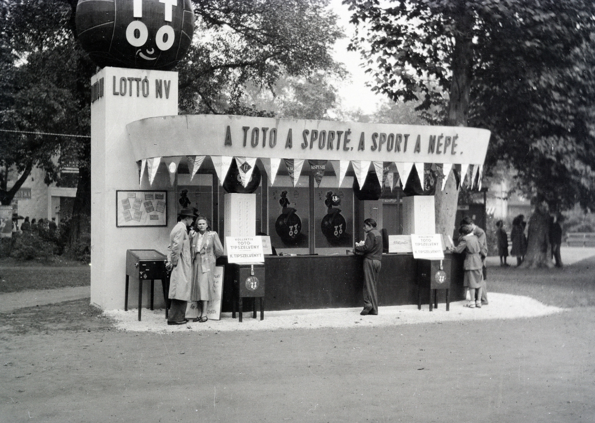 A Lottó Nemzeti Vállalat pavilonja