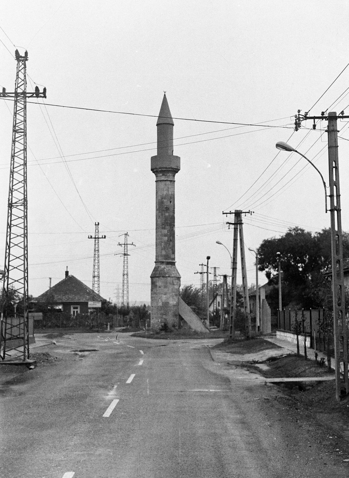 Mecset utca, minaret, 1982