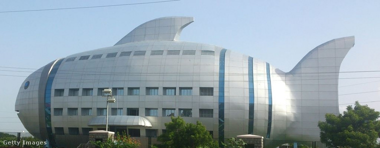 A Hal-ház, Hyderabad (India)&nbsp;Ez az épület egy óriási hal alakját formázza, utalva a helyi halászatra és tengeri kultúrára