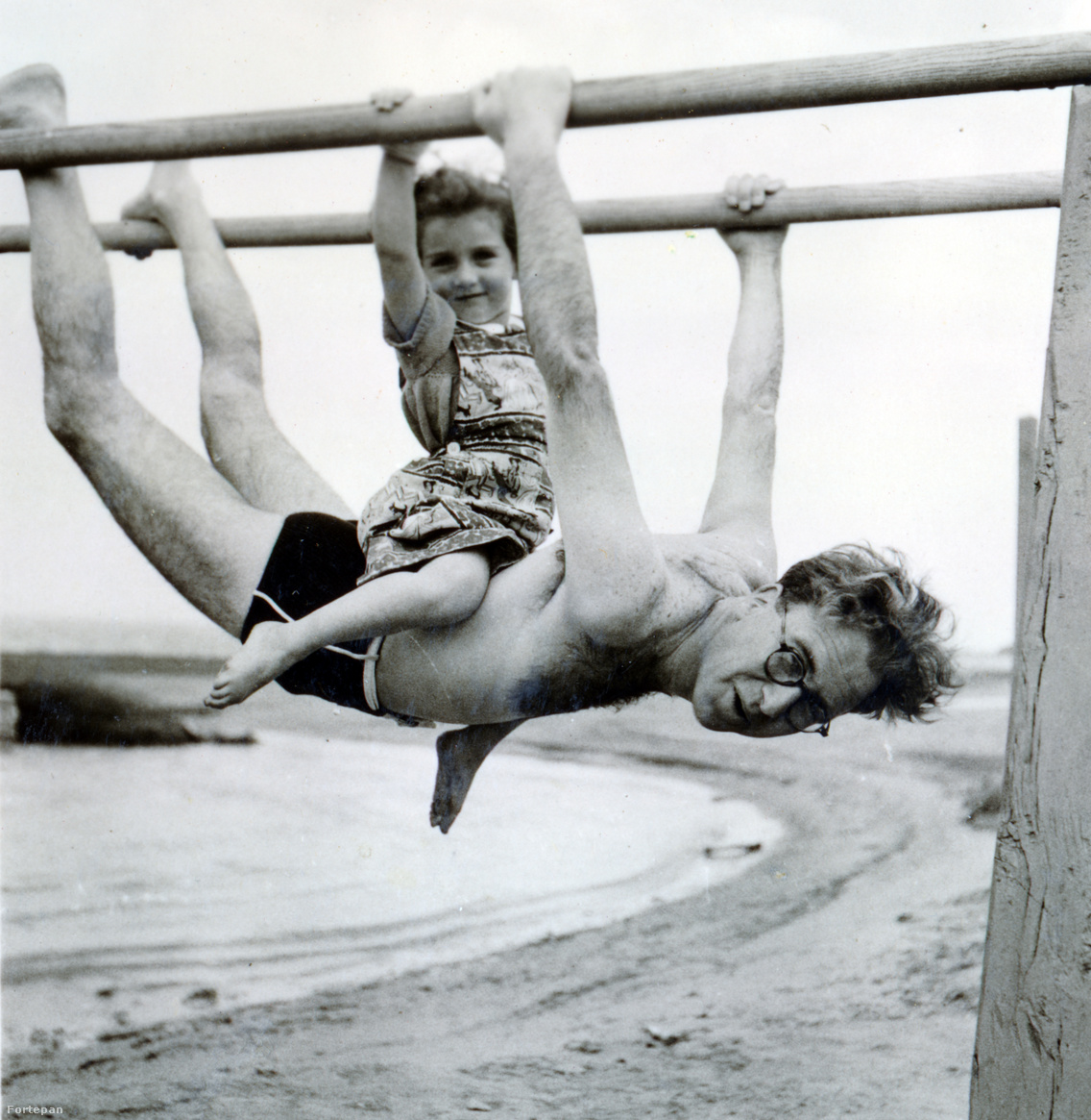 Preisich Gábor és kislánya