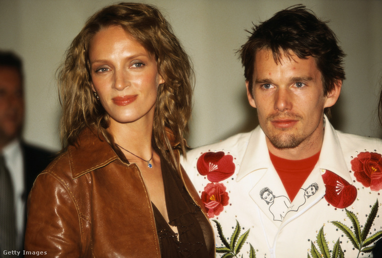 Uma Thurman és Ethan Hawke 2001-ben. (Fotó: Getty Images)