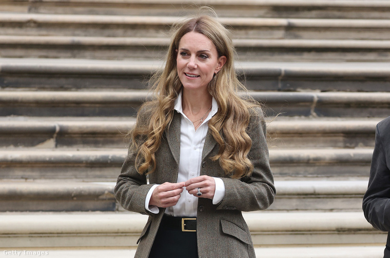 Katalin hercegné megmutatta új frizuráját. (Fotó: Getty Images)