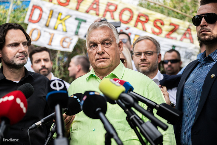 Orbán Viktor Kötcsén 2024. szeptember 7-én