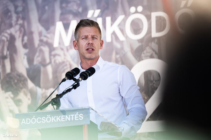 Magyar Péter 2025. szeptember 7-én