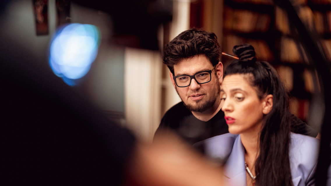 A rendező és Bakonyi Alexa