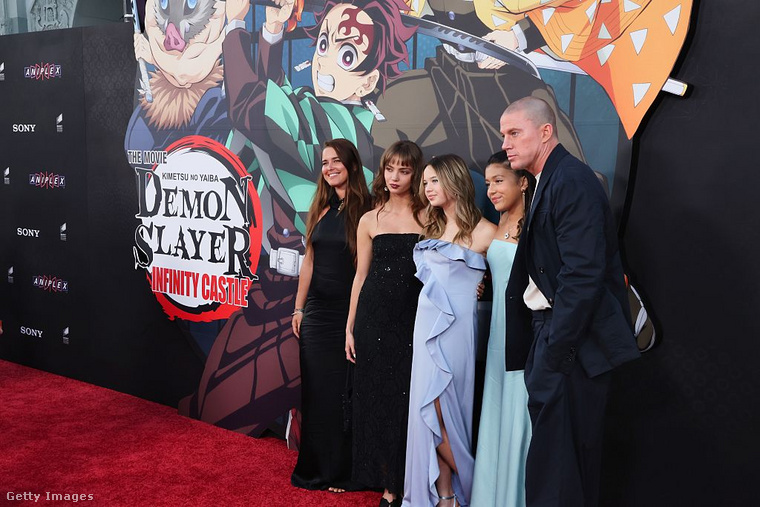 Channing Tatum a vörös szőnyegen kislánya és Inka Williams oldalán. (Fotó: Getty Images)