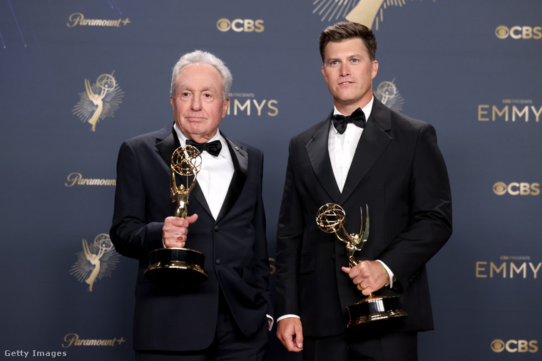 Lorne Michaels és Colin Jost 