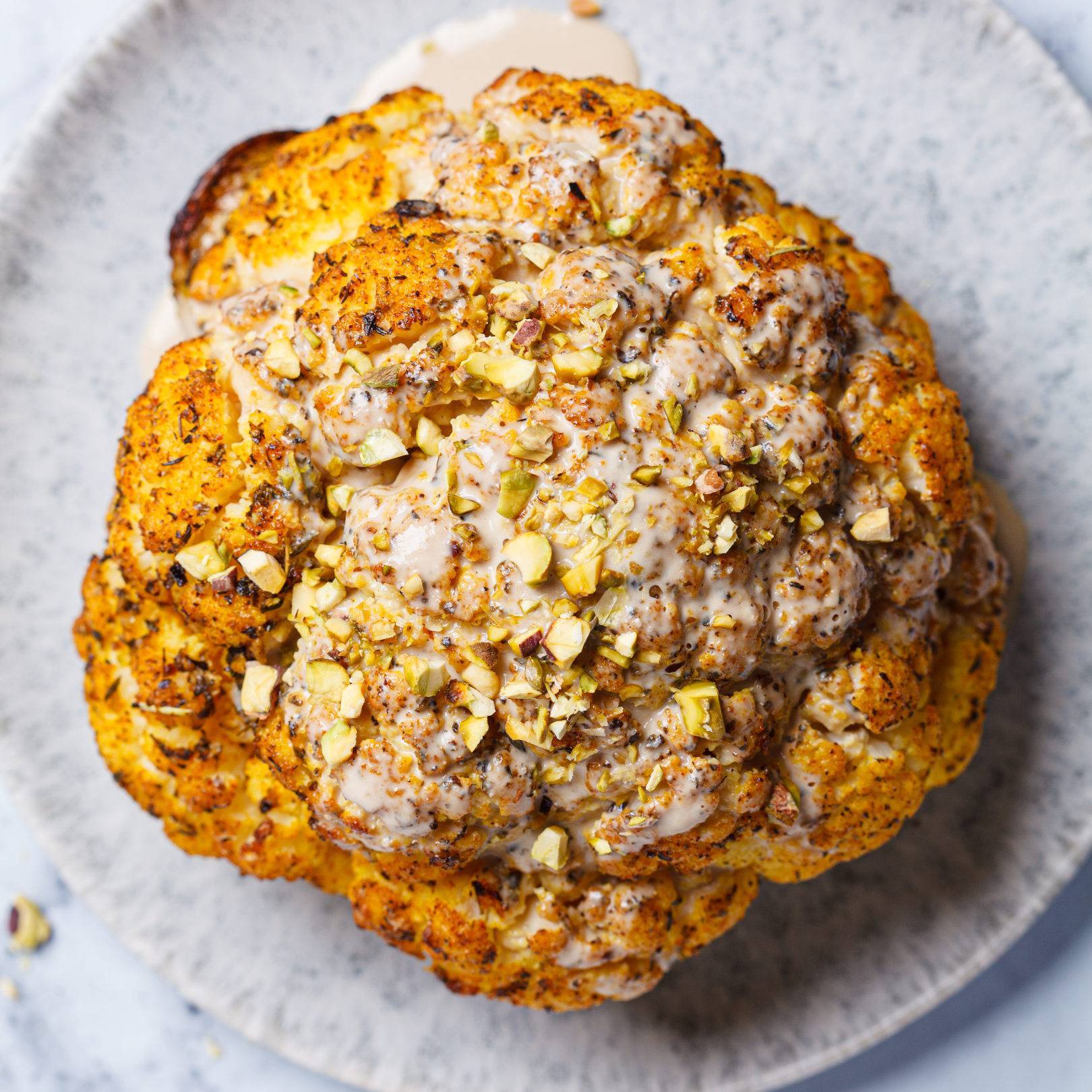 egeszben sult fuszeres karfiol