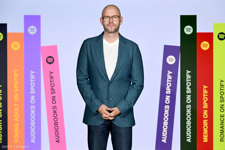 Daniel Ek, a Spotify alapítója és vezérigazgatója 2023. október 3-án