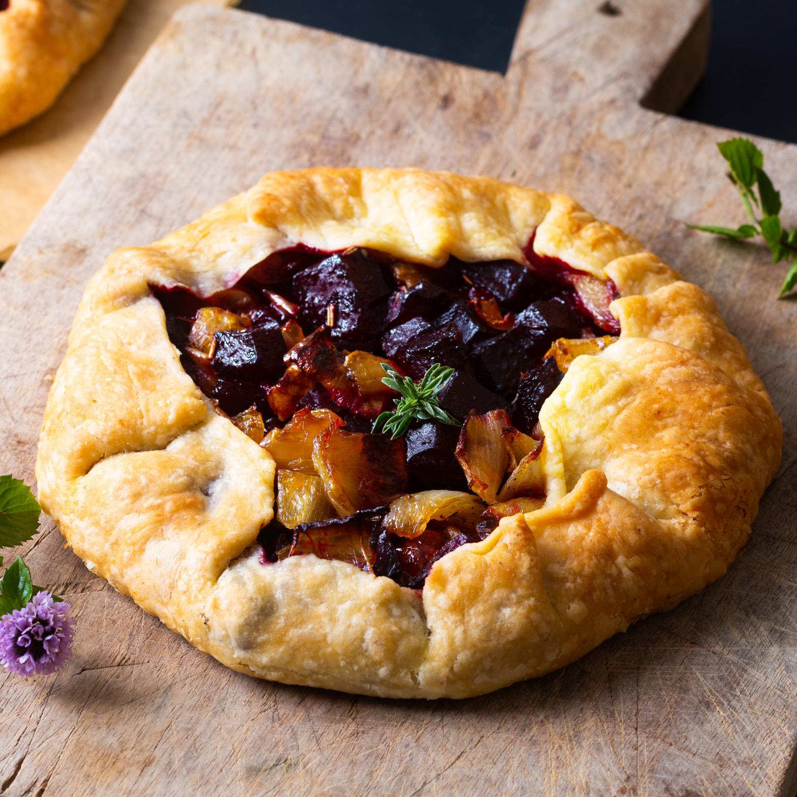 Céklás galette