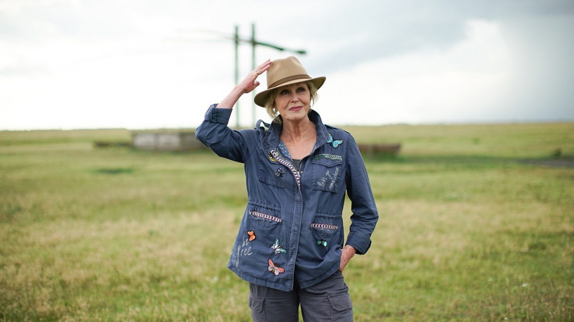 Joanna Lumley a Hortobágyon