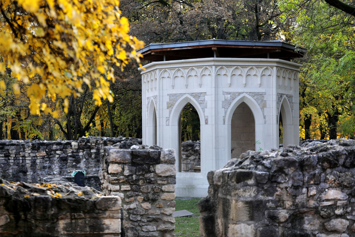A kolostor romjai a mai Margit-szigeten