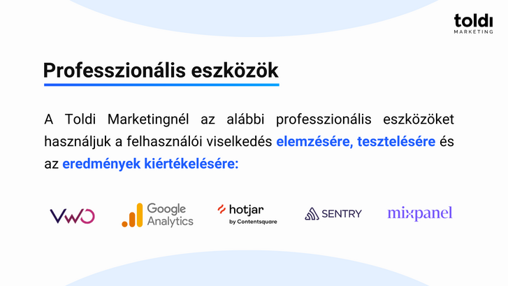 Én az alábbi professzionális eszközökkel elemzem KKV-s ügyfeleim weboldalát
