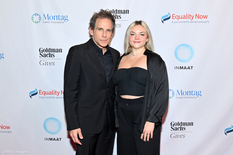 Ben Stiller és a lánya. (Fotó: Getty Images)