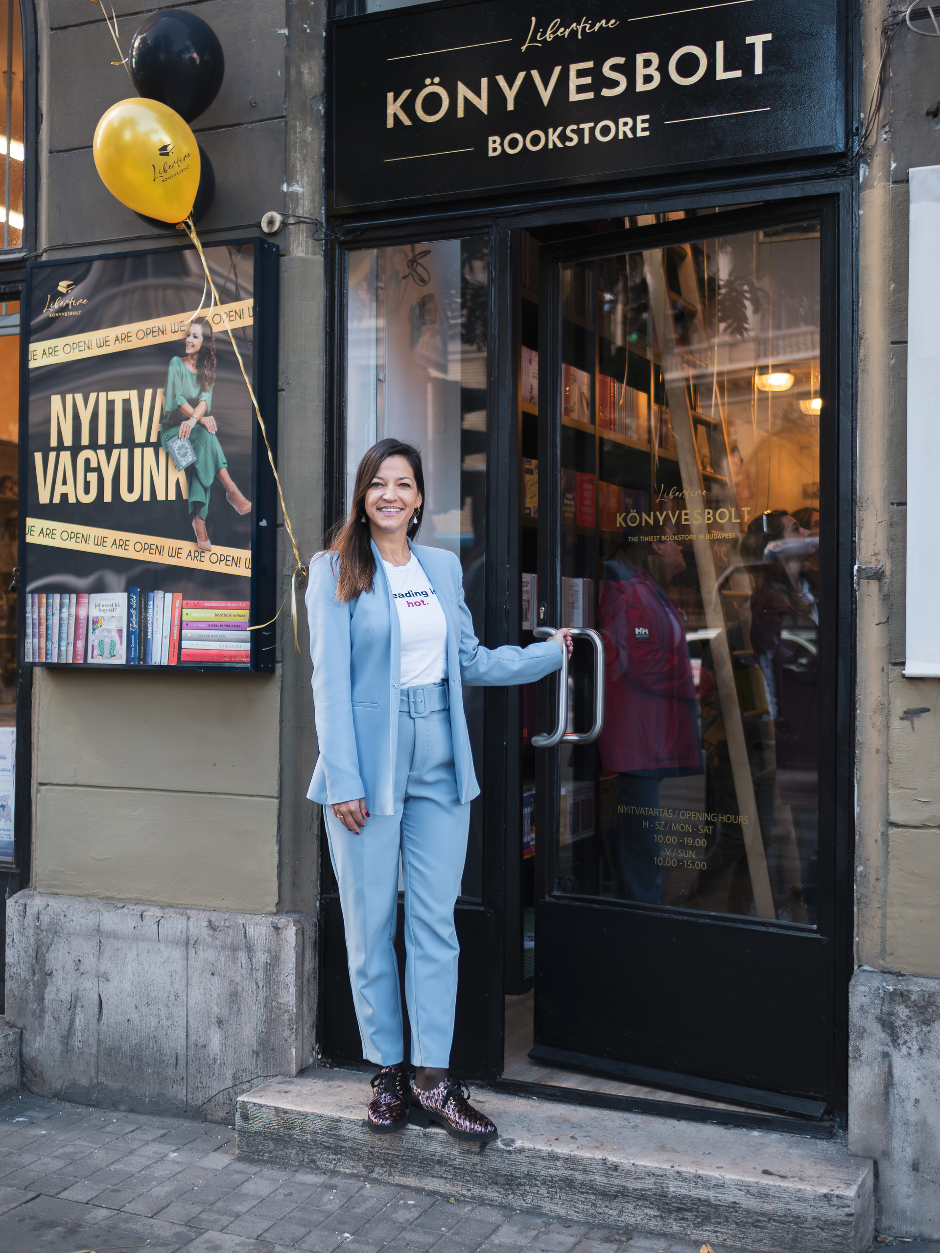 Az új Libertine Könyvesbolt a Múzeum körúton
