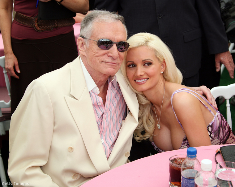Holly Madison és Hugh Hefner 2007-ben. (Fotó: Getty Images)